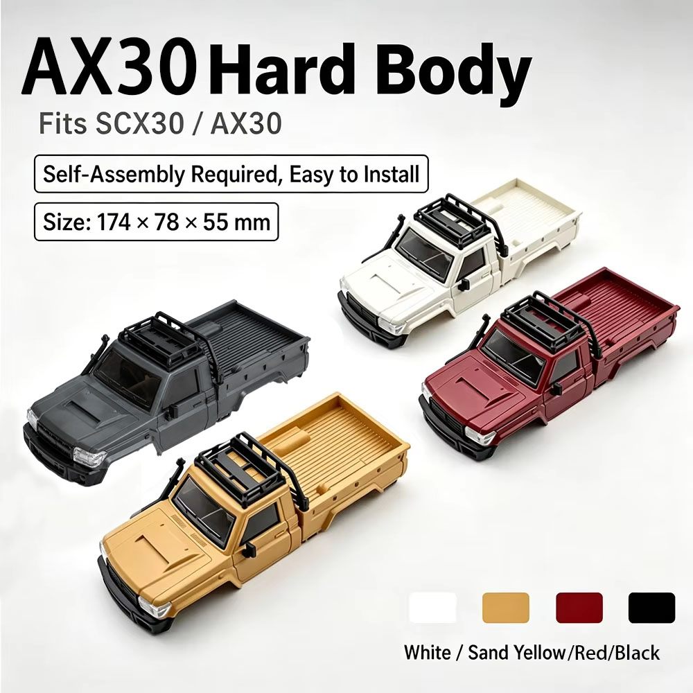 AX30 Pickup Hard Body Shell Fo - огляд і ціна Rc Hobby Grade Truck