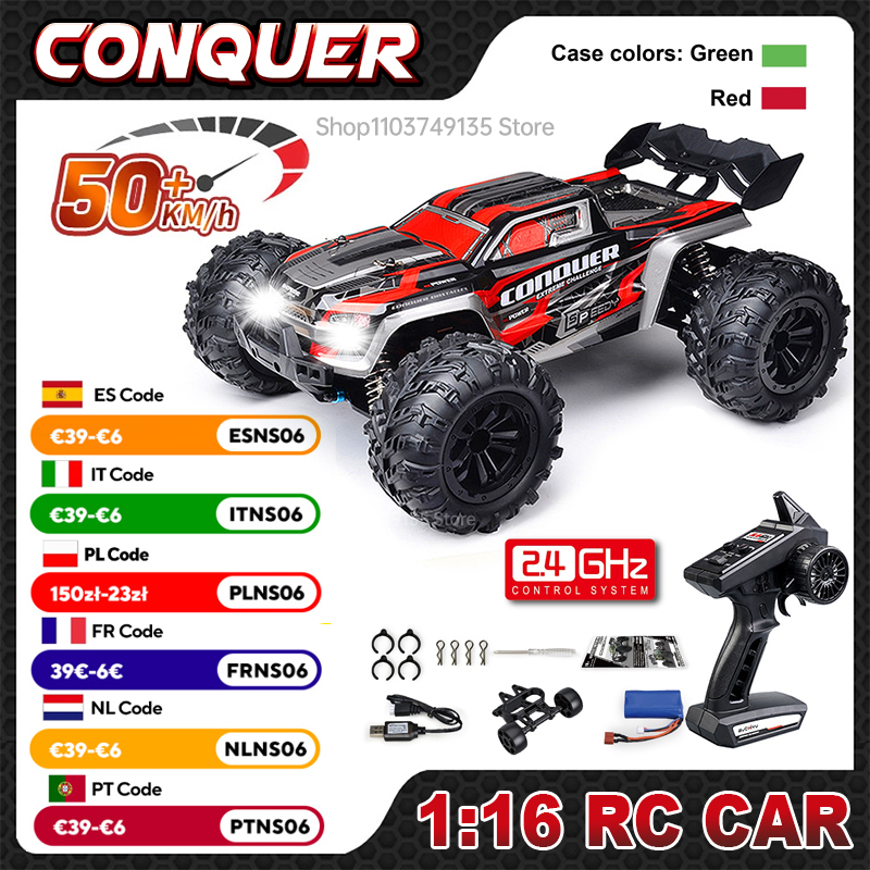 WLtoys 1:16 Scale Large RC Car - огляд і ціна Rc Hobby Grade Truck