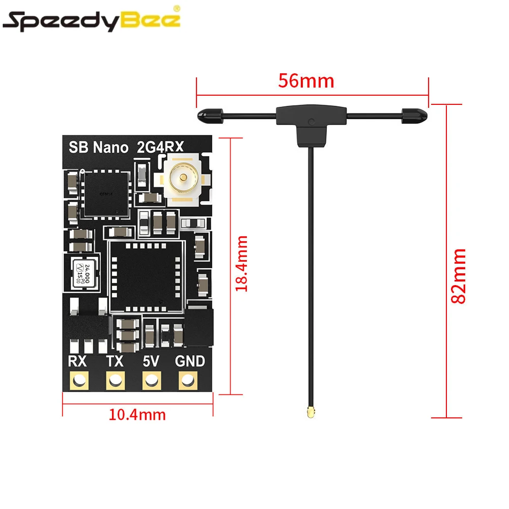 SpeedyBee Nano ELRS 2.4GHz RX  - огляд і ціна Rc Plane Hobby Zone