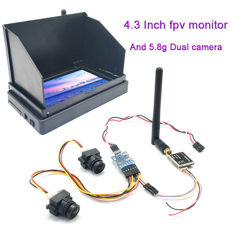 5.8G 48CH 4.3 Inch FPV Monitor - огляд і ціна Rc Plane Hobby Zone