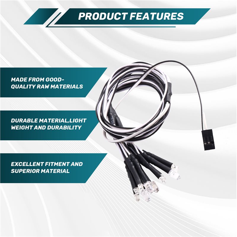10LED LED Light Headlights Tai - огляд і ціна Rc Hobby Toucan