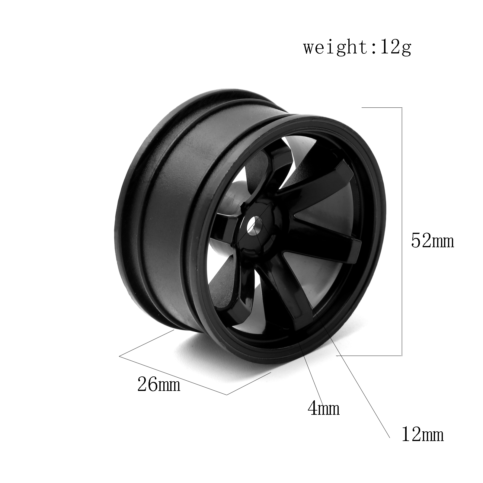 4pcs  Plastic Wheel Hub RC Rac - огляд і ціна Rc Hobby Shops