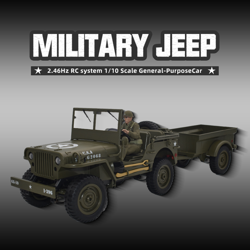 JJRC C8815 RC Car 1941 JEEP WI - огляд і ціна Rc Hobby Grade Truck